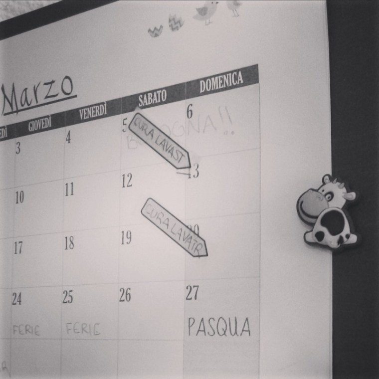 mestieri casa calendario