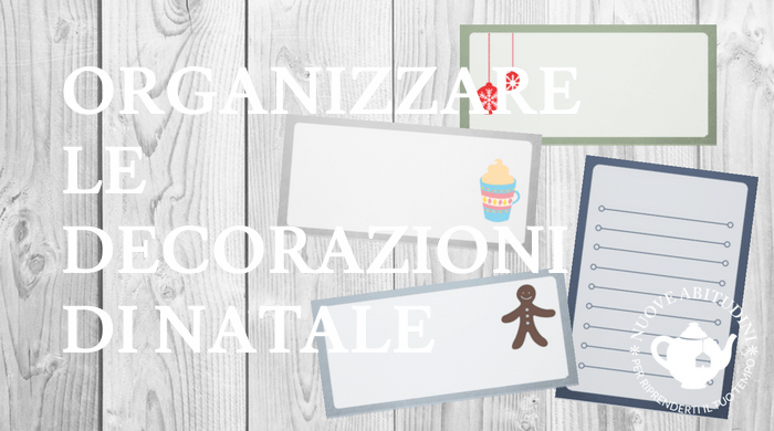 etichette decorazioni Natale