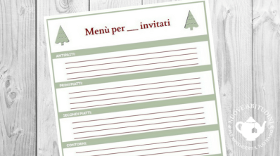 planner menù natale