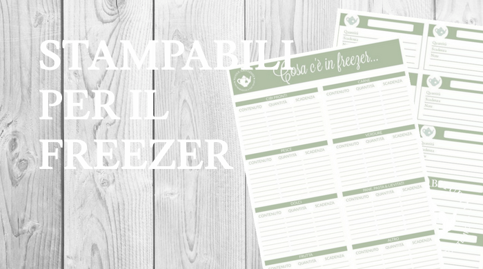 etichette stampabili alimenti freezer