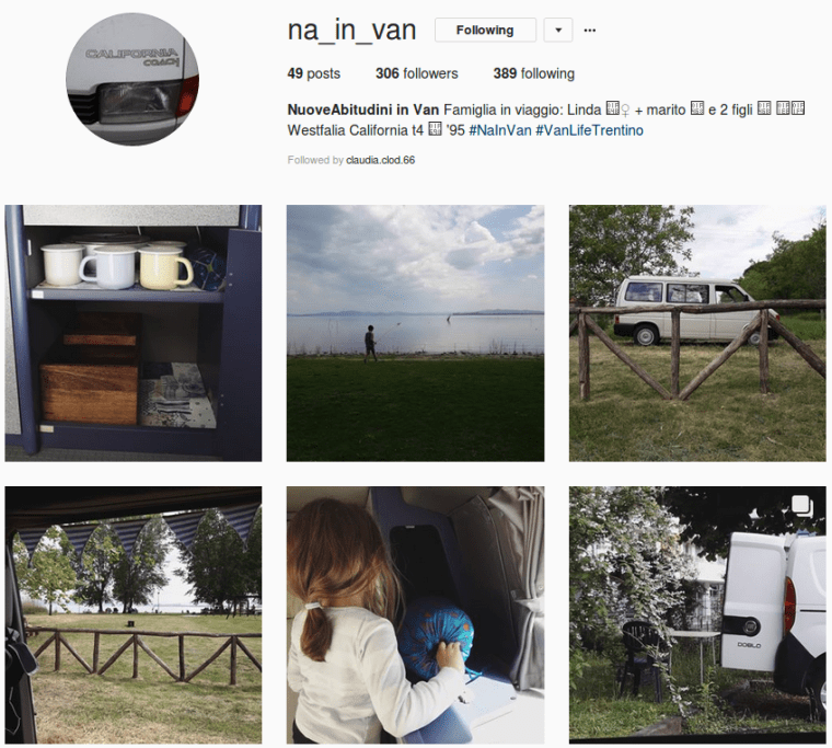 nuove abitudini in van