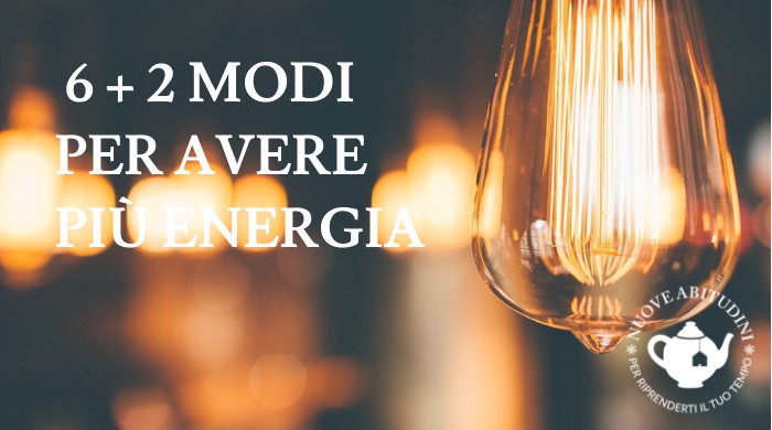 avere più energia