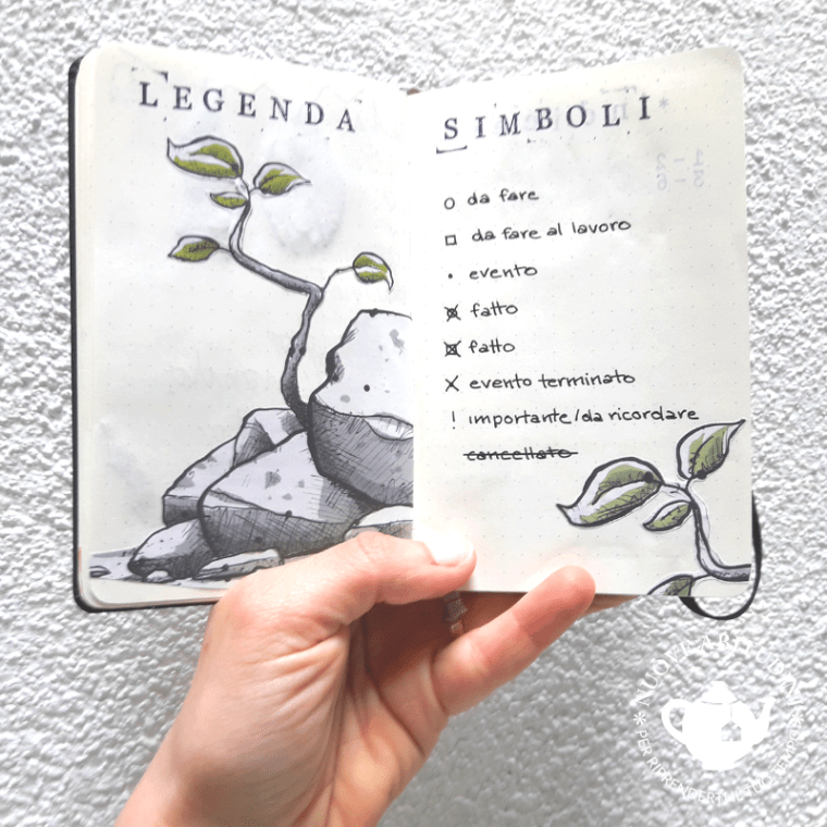 legenda bullet journal