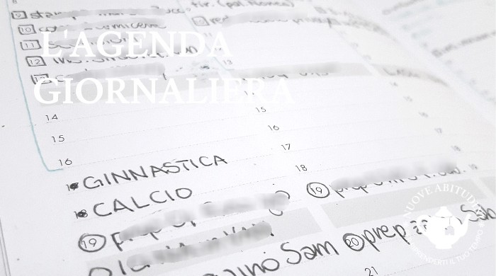 agenda giornaliera