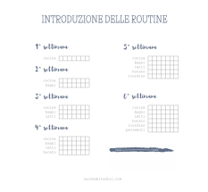 introduzione delle routine home bullet journal